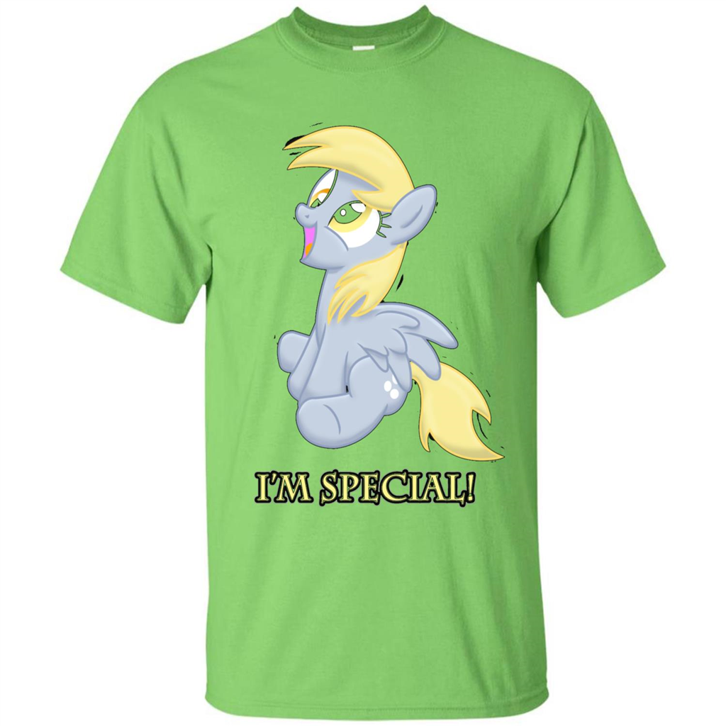 Cartoon Character T-shirt I'm special Lime