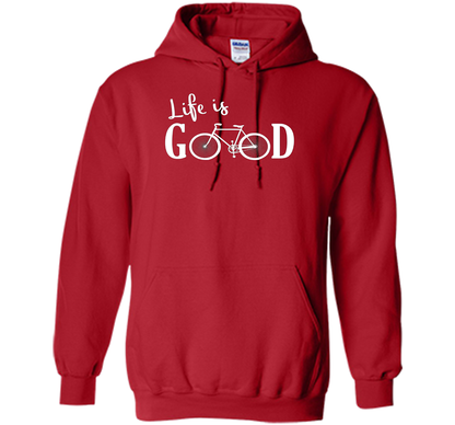 Life is Good Shirt Bicycle Shirt shirt Red