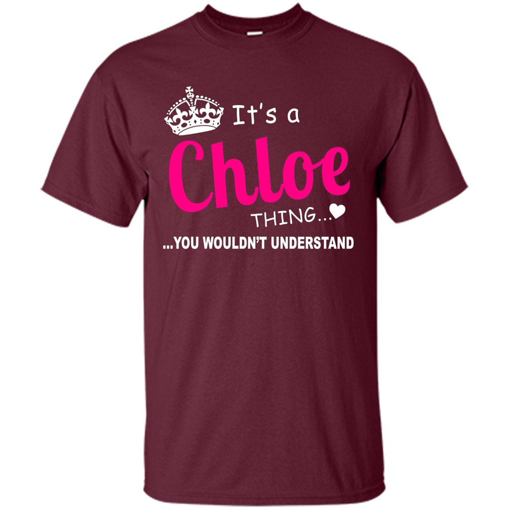 It's Chloe Thing T-shirt Maroon