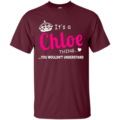 It's Chloe Thing T-shirt Maroon