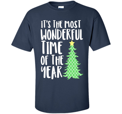 It's the most wonderful time of the year christmas shirt t-shirt Navy