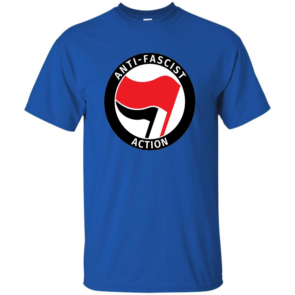 Anti - Fascist Action T-shirt Royal