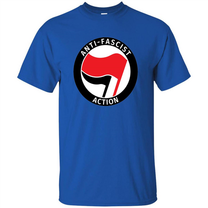 Anti - Fascist Action T-shirt Royal