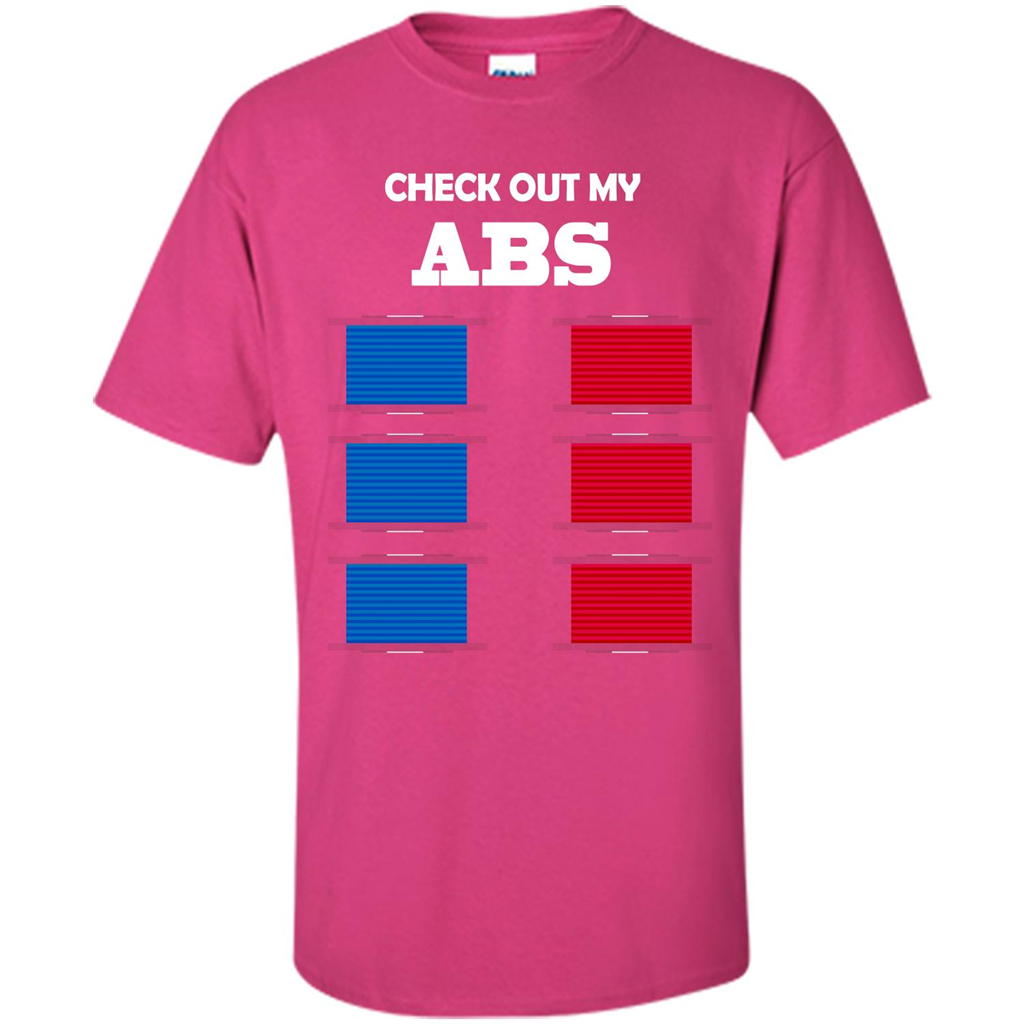 Funny Engineer T-shirt Check Out My Abs Heliconia