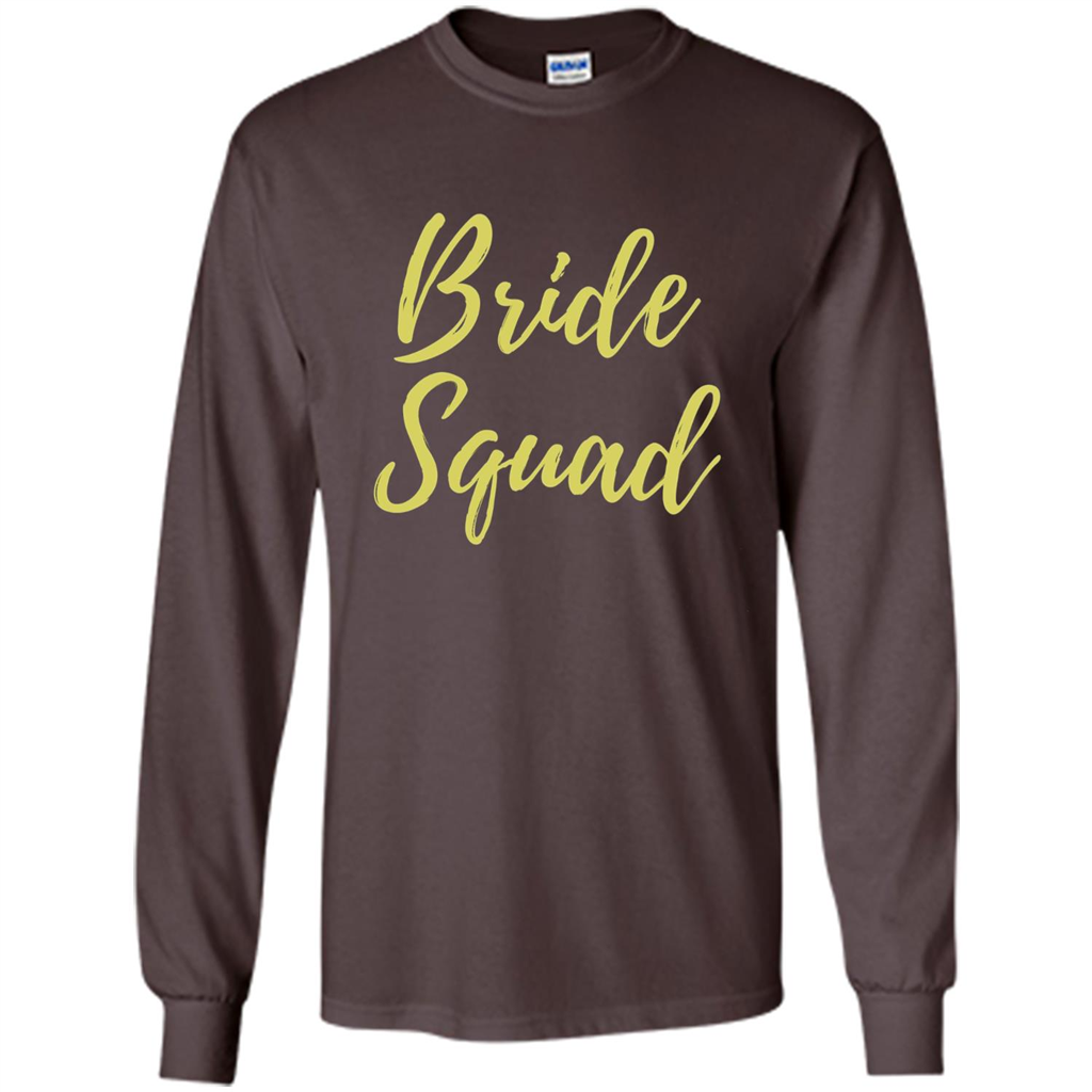 Bride Squad T-shirt Bachelorette Party Dark Chocolate