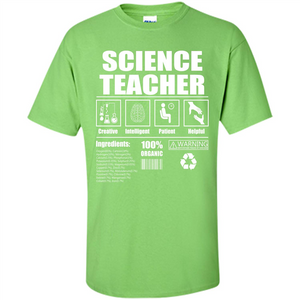 Science Teacher T-shirt Science Teacher Facts T-shirt