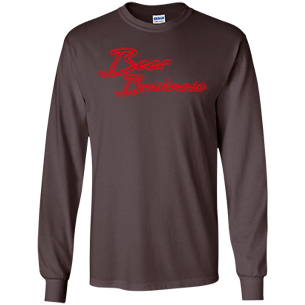 Beer T-shirt Beer Business Dark Chocolate