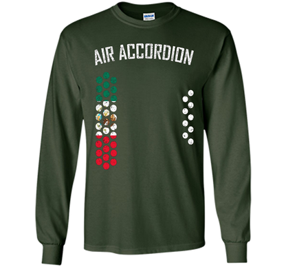 Air Accordion T-shirt The Flag Of Mexico T-shirt Forest Green