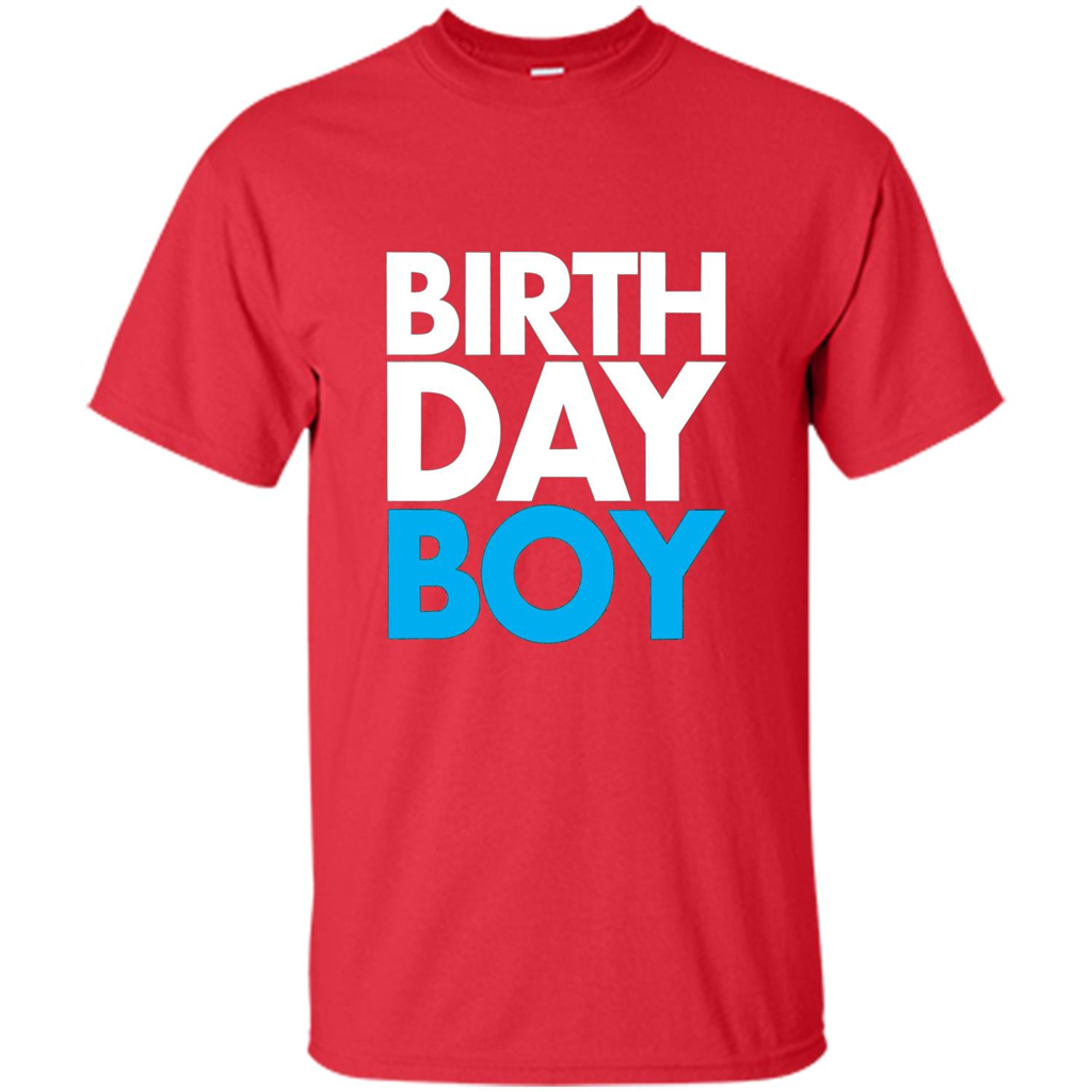 Birth Day Boy T-shirt Red