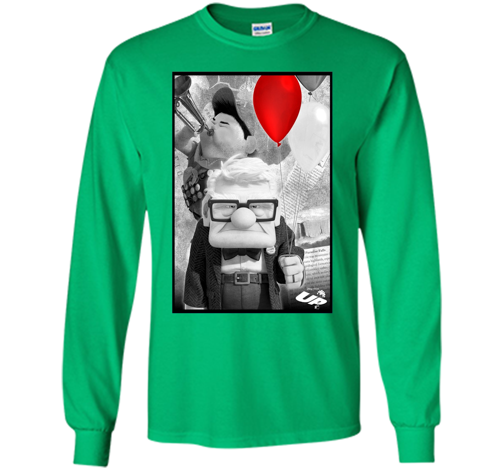 Disney Pixar UP Carl Russell T-shirt, disney pixar shirts, up shirts, up tshirts, up fan shirts, carl shirts, love carl shirts, love carl russell shirts, russell fan shirts Irish Green