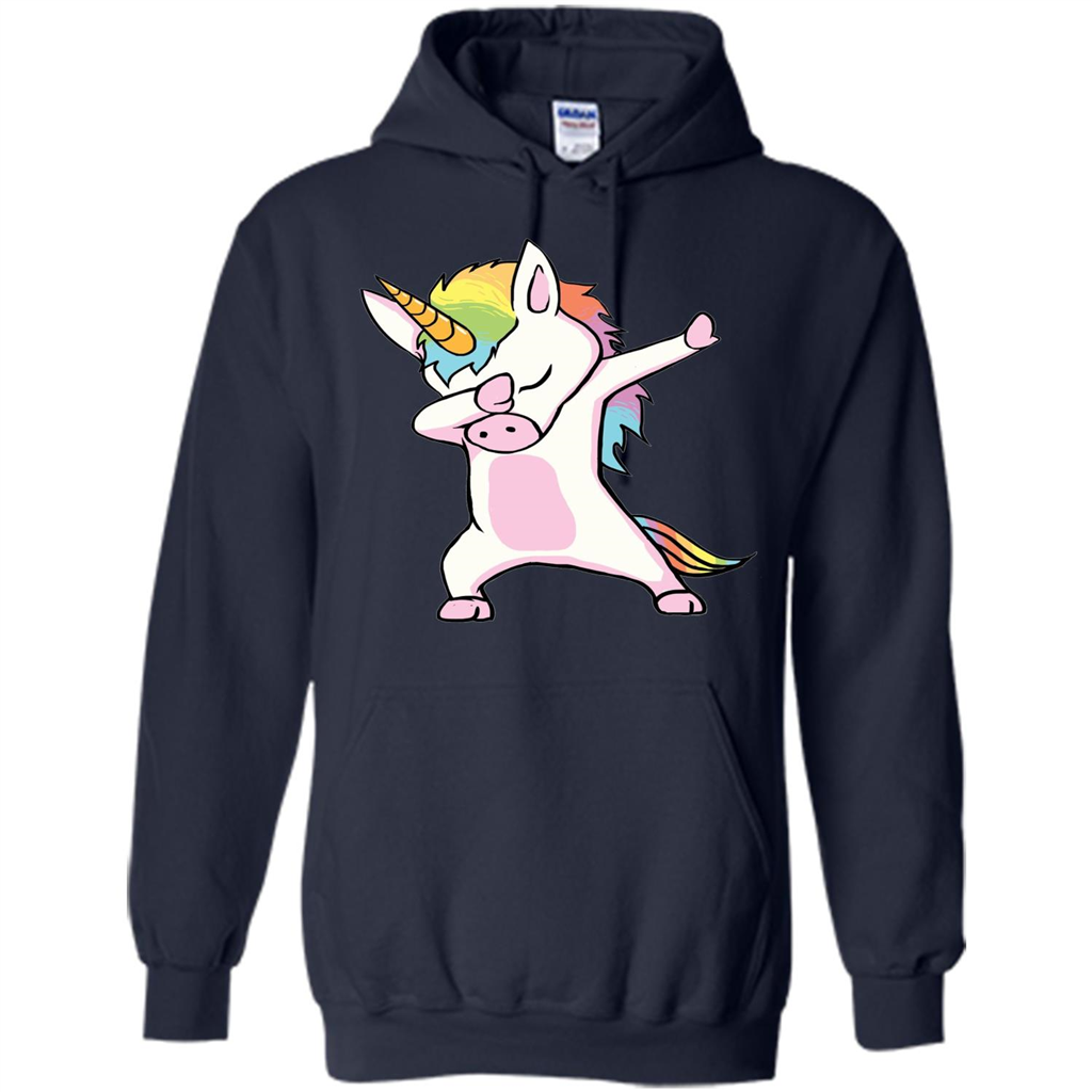 Dab Dance T-shirtUnicorn Cute Dabbing Navy