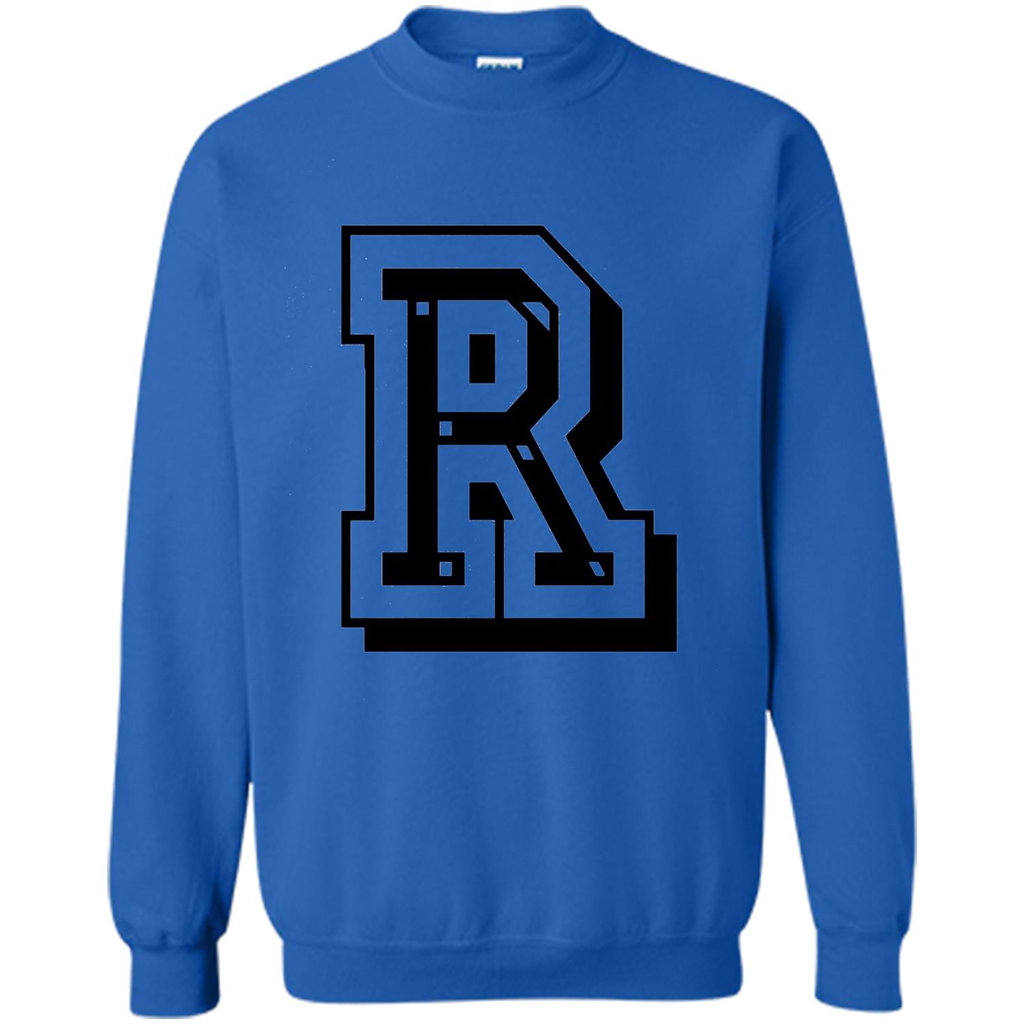Letter R Initial T-Shirt for Names or Spelling Words Royal