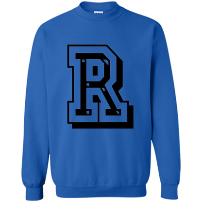 Letter R Initial T-Shirt for Names or Spelling Words Royal