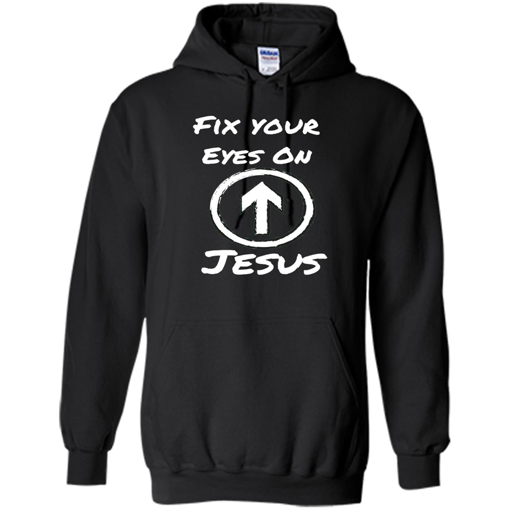 Fix Your Eyes On Jesus T-shirt Faithful Christians Black
