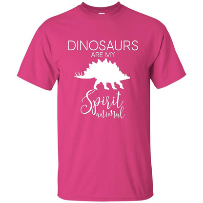 Dinosaur T-Shirt Dinosaurs Are My Spirit Animal Heliconia