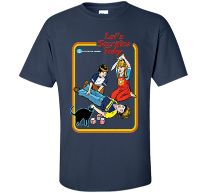 Let's Sacrifice Toby T-shirt Navy
