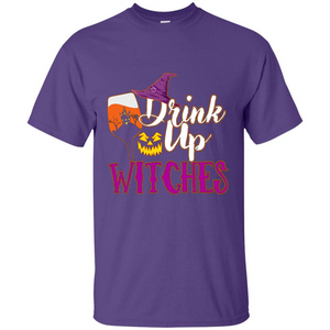 Drink Up Witches T Shirt Funny Halloween Costume