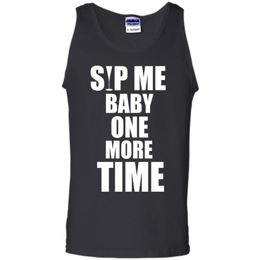 Wine T-shirt Sip Me Baby One More Time T-shirt Black