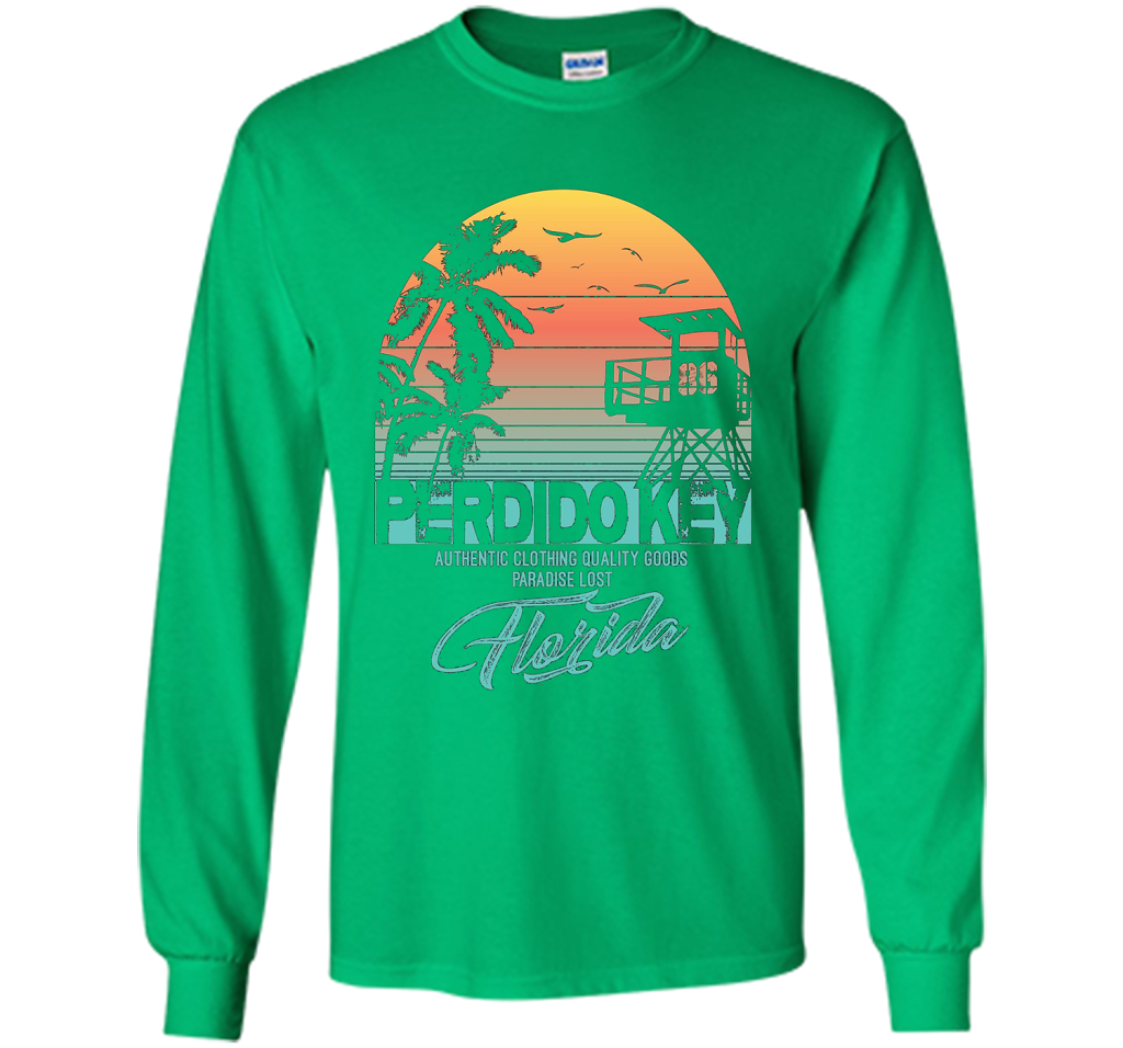 Perdido Key Florida Beach T-shirt Irish Green