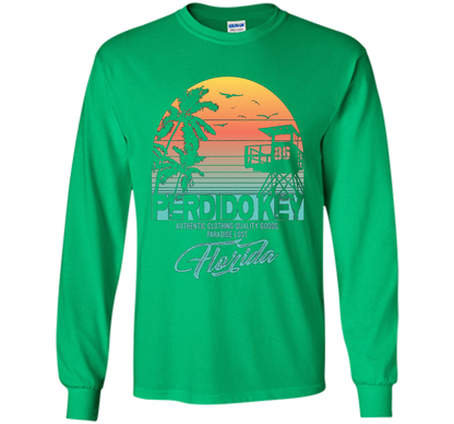 Perdido Key Florida Beach T-shirt Irish Green