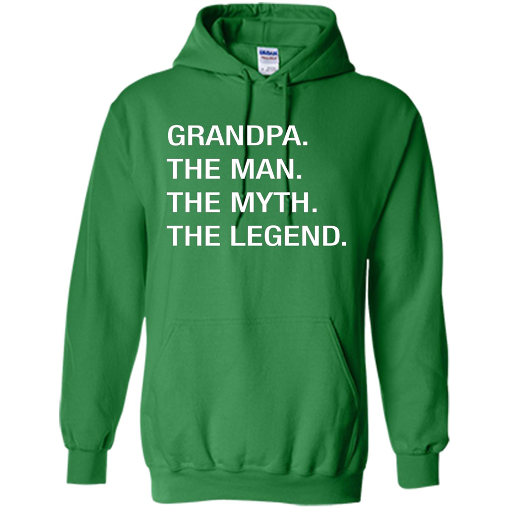 Grandpa The Man The Myth The Legend T-shirt Irish Green