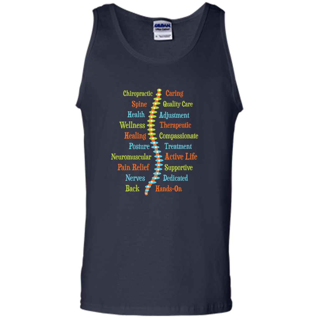 National Chiropractic Health Month Chiropracter T Shirt Navy