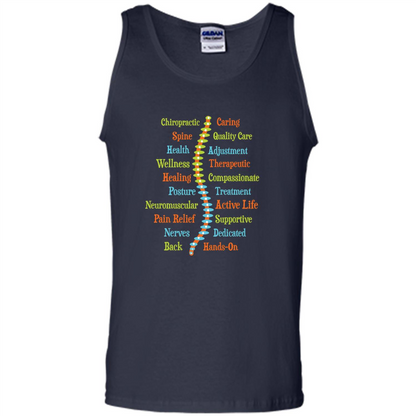 National Chiropractic Health Month Chiropracter T Shirt Navy