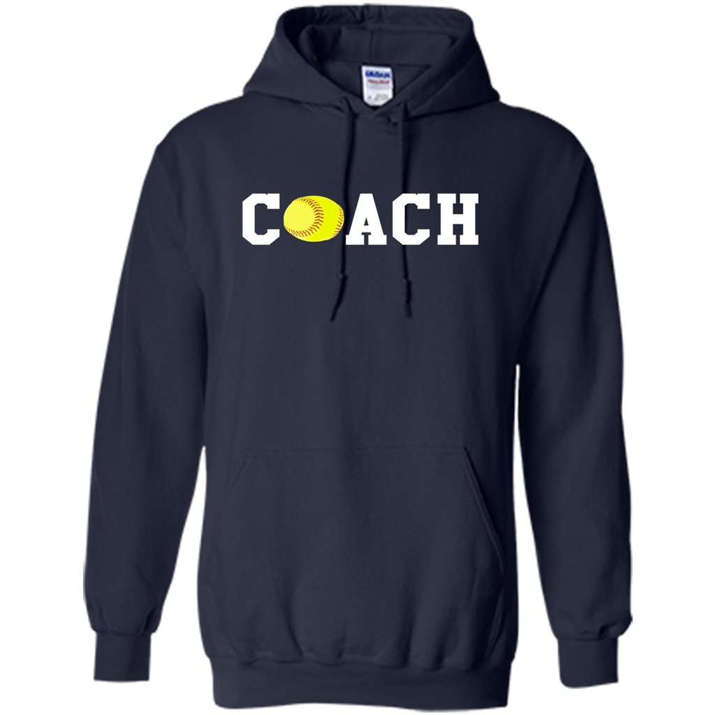Softball Coach Gift T-shirt Navy