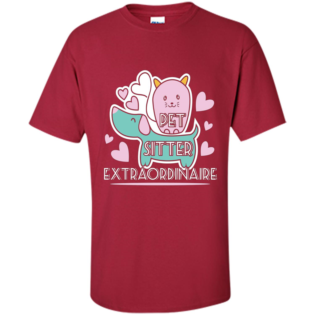 Love Pet T-shirt Pet Sitter Extraordinaire Cardinal