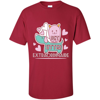 Love Pet T-shirt Pet Sitter Extraordinaire Cardinal