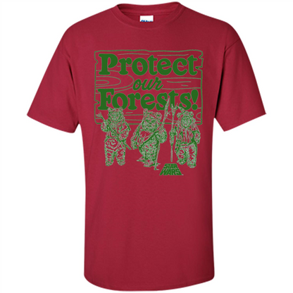Movies T-shirt Protect Our Forests T-Shirt Cardinal