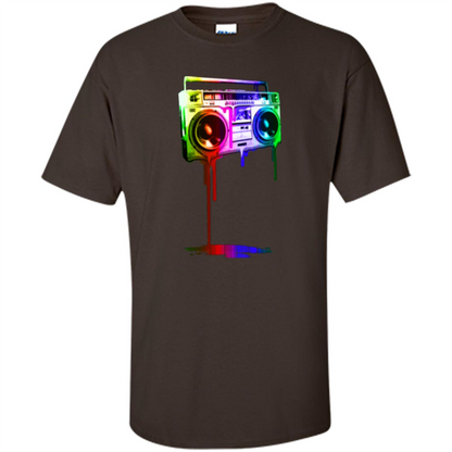 Melting Boombox Digital Rainbow Look Dark Chocolate