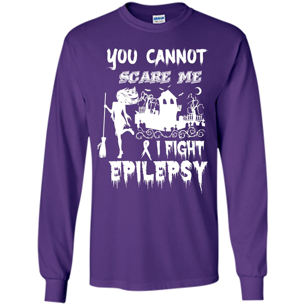 Epilepsy Awareness T-shirt You Cannot Scare Me I Fight Epilepsy T-shirt