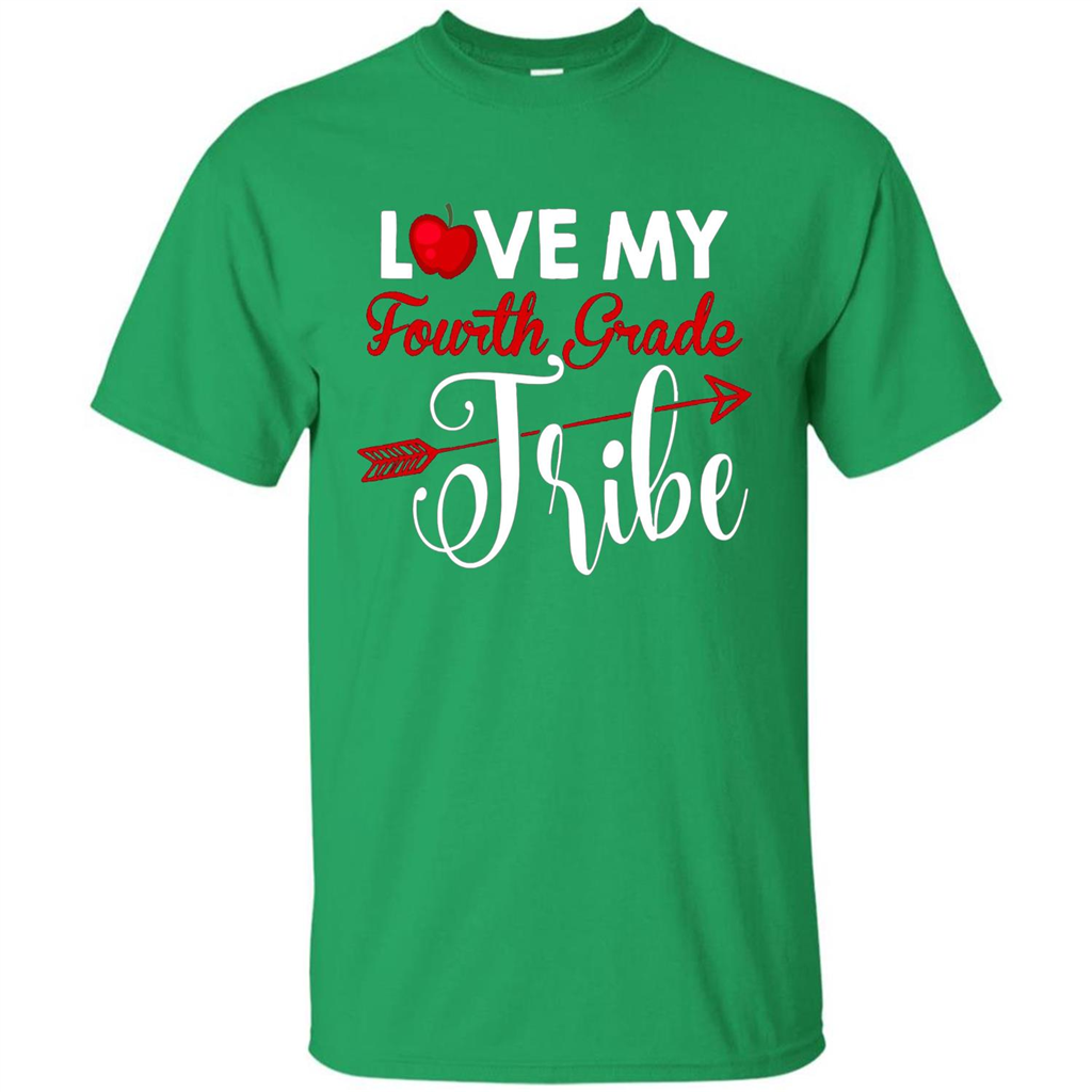 Love My Fourth Grade Tribe T-shirt School Day T-shirt Irish Green