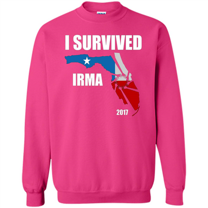 I Survived Hurricane Irma 2017 T-shirt Heliconia