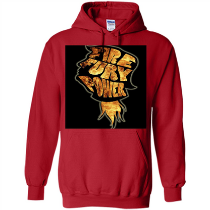 Fire Fury Power T-shirt Red