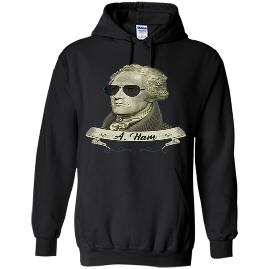 Cool Sunglasses T-shirt Funny Hamilton T-shirt Black