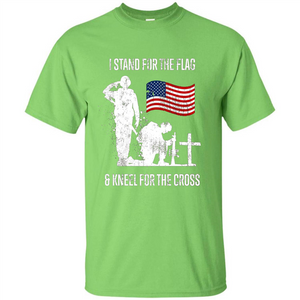 I Stand For The Flag And Kneel For The Cross T-shirt