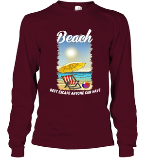 Beach Best Escape Anyone Can Have Summer Holiday ShirtUnisex Long Sleeve Classic Tee