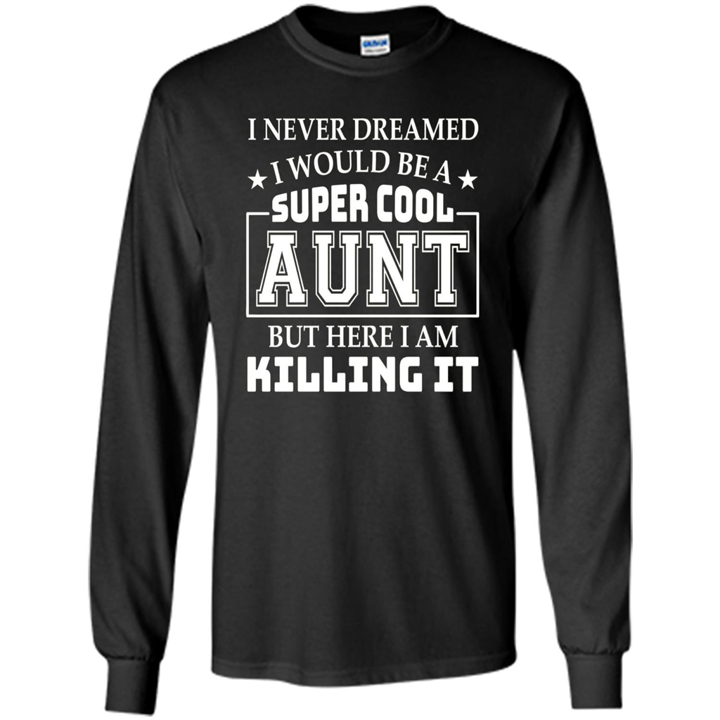 Super Cool Aunt T-shirt Black