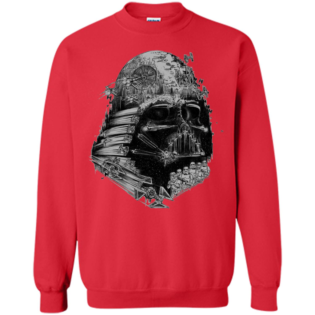 Movie T-shirt Darth Vader Build The Empire Graphic T-shirt Red