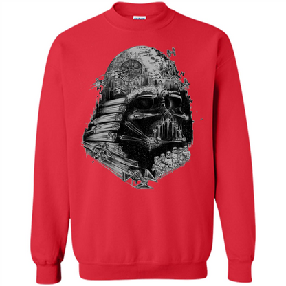 Movie T-shirt Darth Vader Build The Empire Graphic T-shirt Red