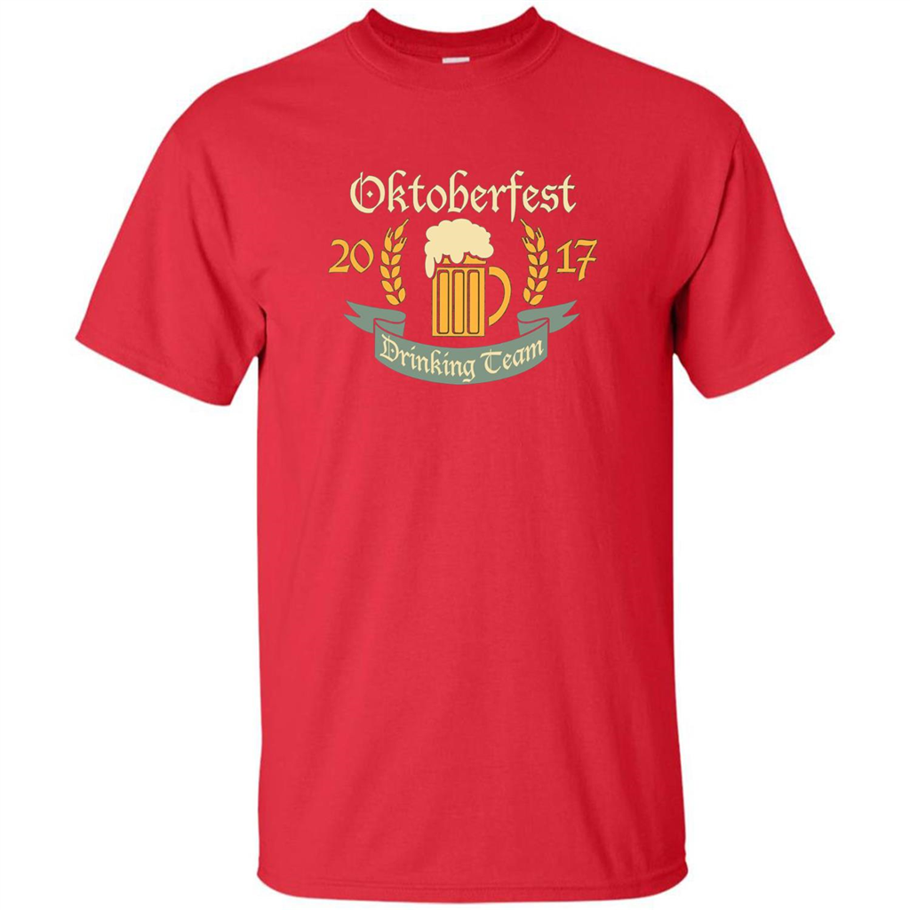 Oktoberfest Drinking Team 2017 T-shirt Red
