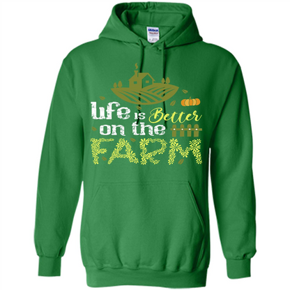 Farmer T-shirt Life Is Better On The Farm T-shirt Irish Green
