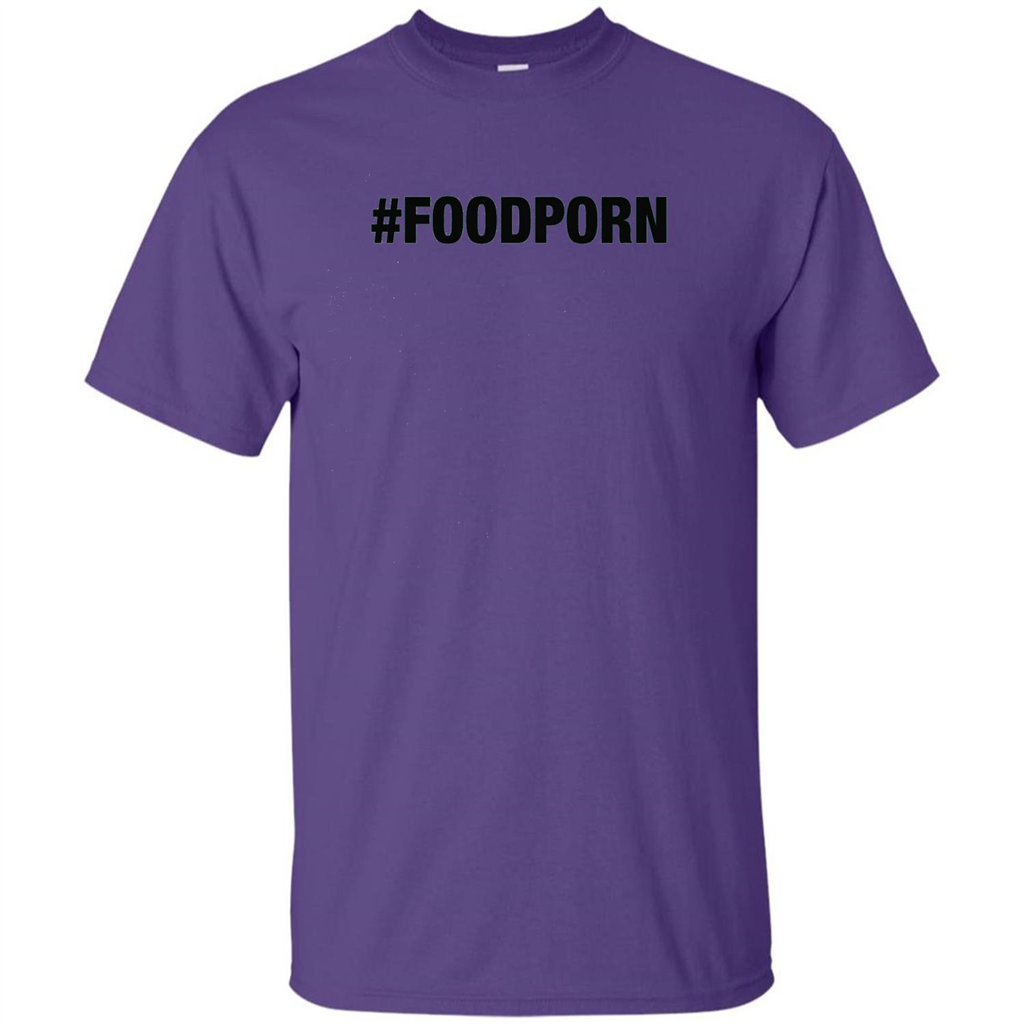 Foodporn T-shirt Purple