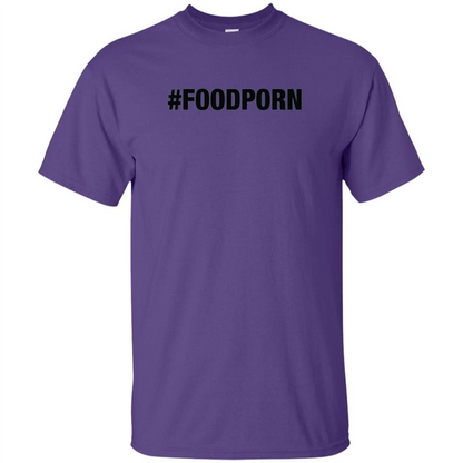 Foodporn T-shirt Purple