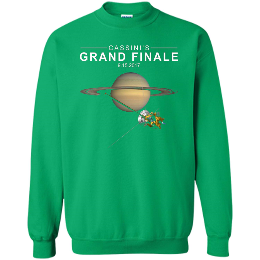 Cassini Grand Finale Space T-shirt Irish Green