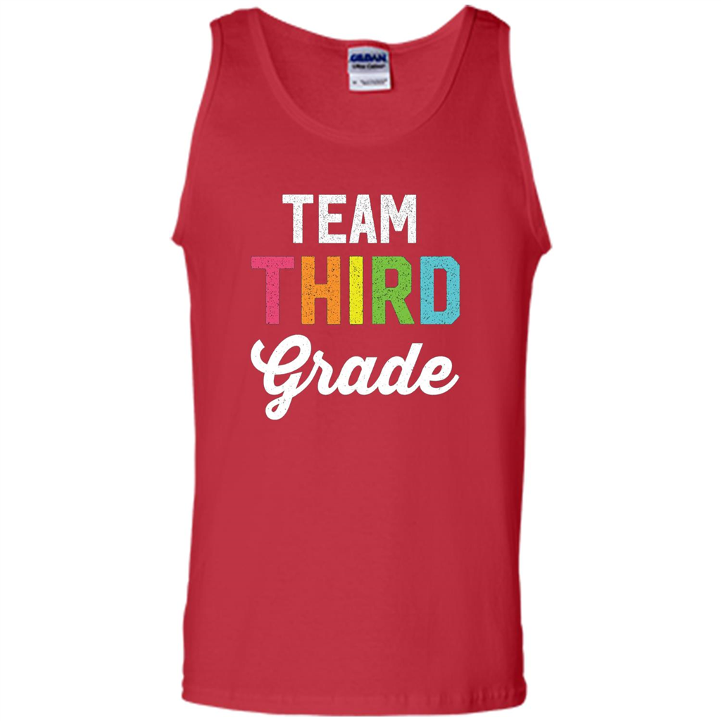 Team 3rd Third Grade Teacher T-Shirt Red