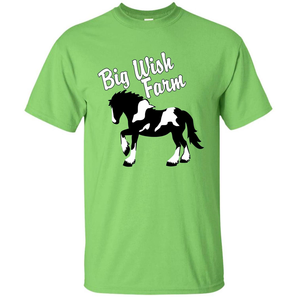 Farmer T-shirt Big Wish Farm T-Shirts Lime