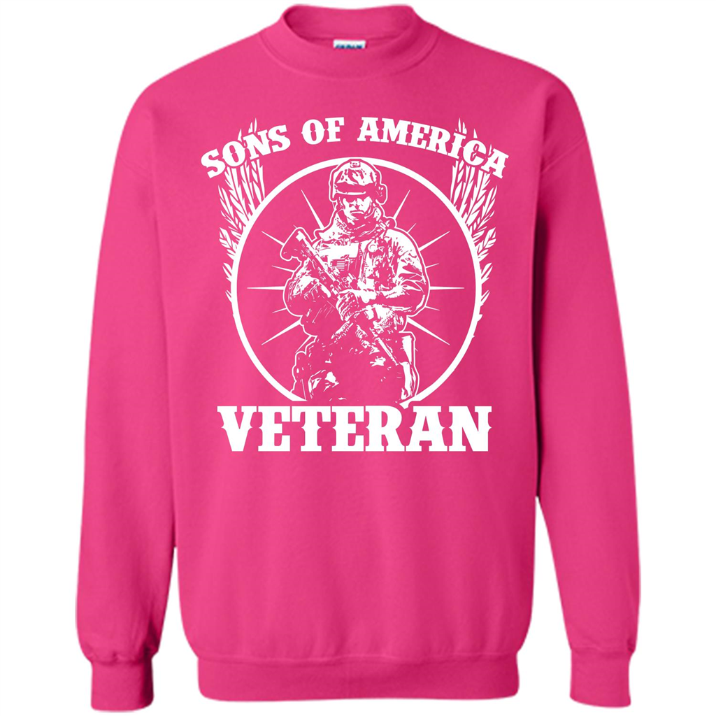 Military T-shirt Sons Of America Veteran Heliconia